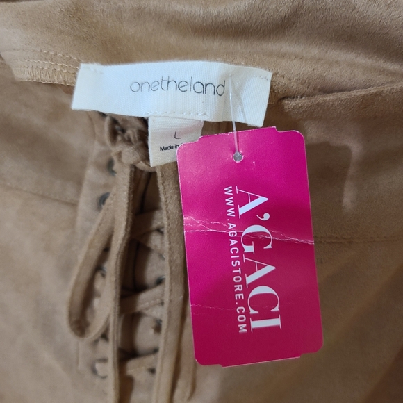 2/$20 🆕️ Nude Color Suede Shorts - Picture 2 of 4